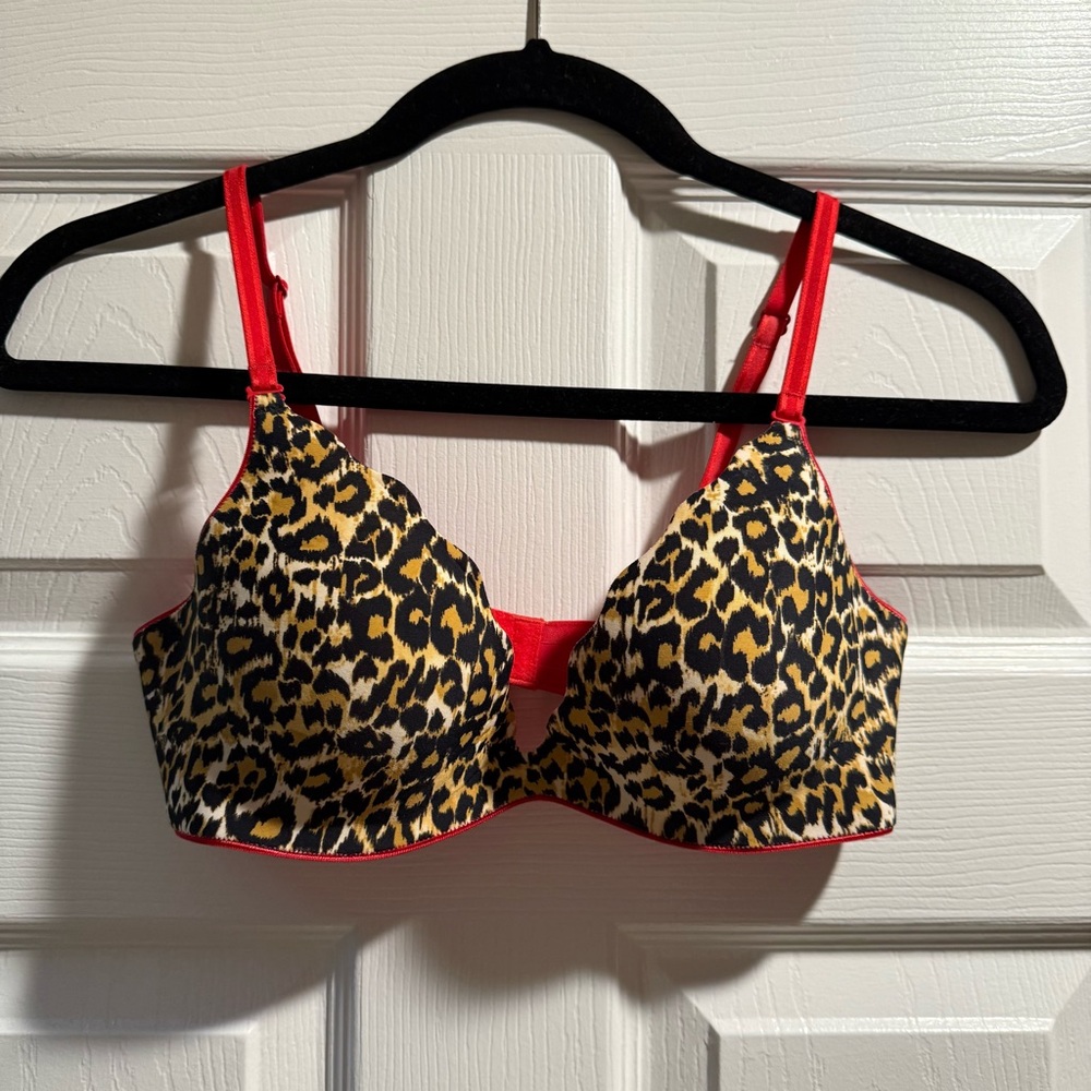 B.Tempted by Wacoal Leopard Print Push-Up Bra